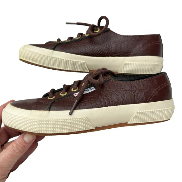 Superga Leather Sneakers 6.5 EU37 - Picture 3 of 10